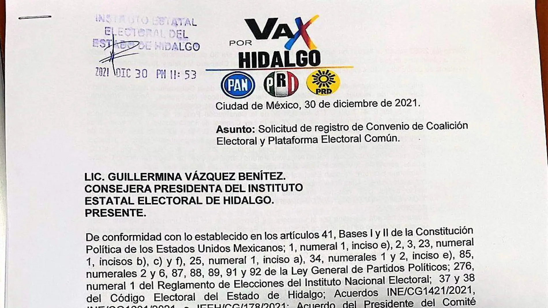 Registro Va por Hidalgo